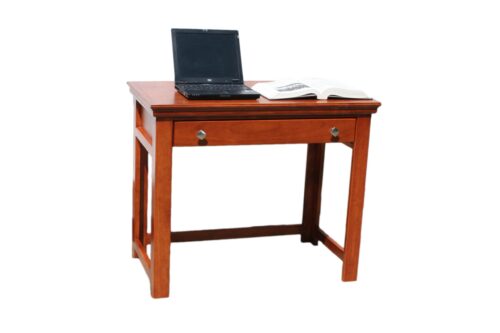 Traditional T370 36" 1-Drawer Laptop Writing Table shown in Alder
