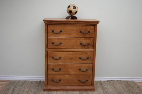 Traditional T315 5-Drawer Chest shown in Oak
