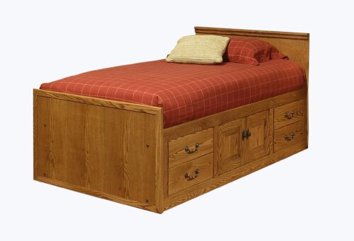 Traditional T284 Twin Chest Bed