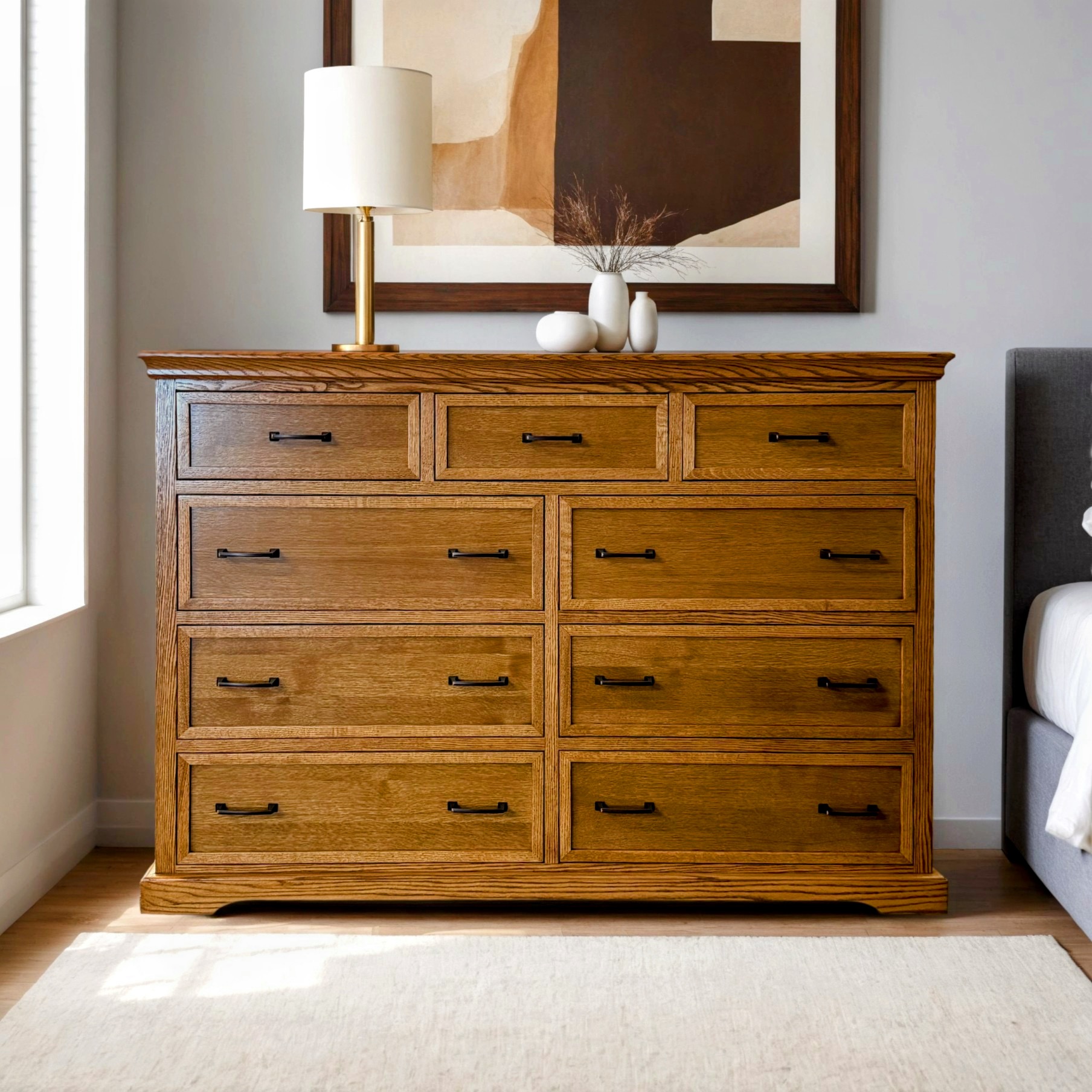 D453 9 Drawer Mule Chest of Drawers Dresser